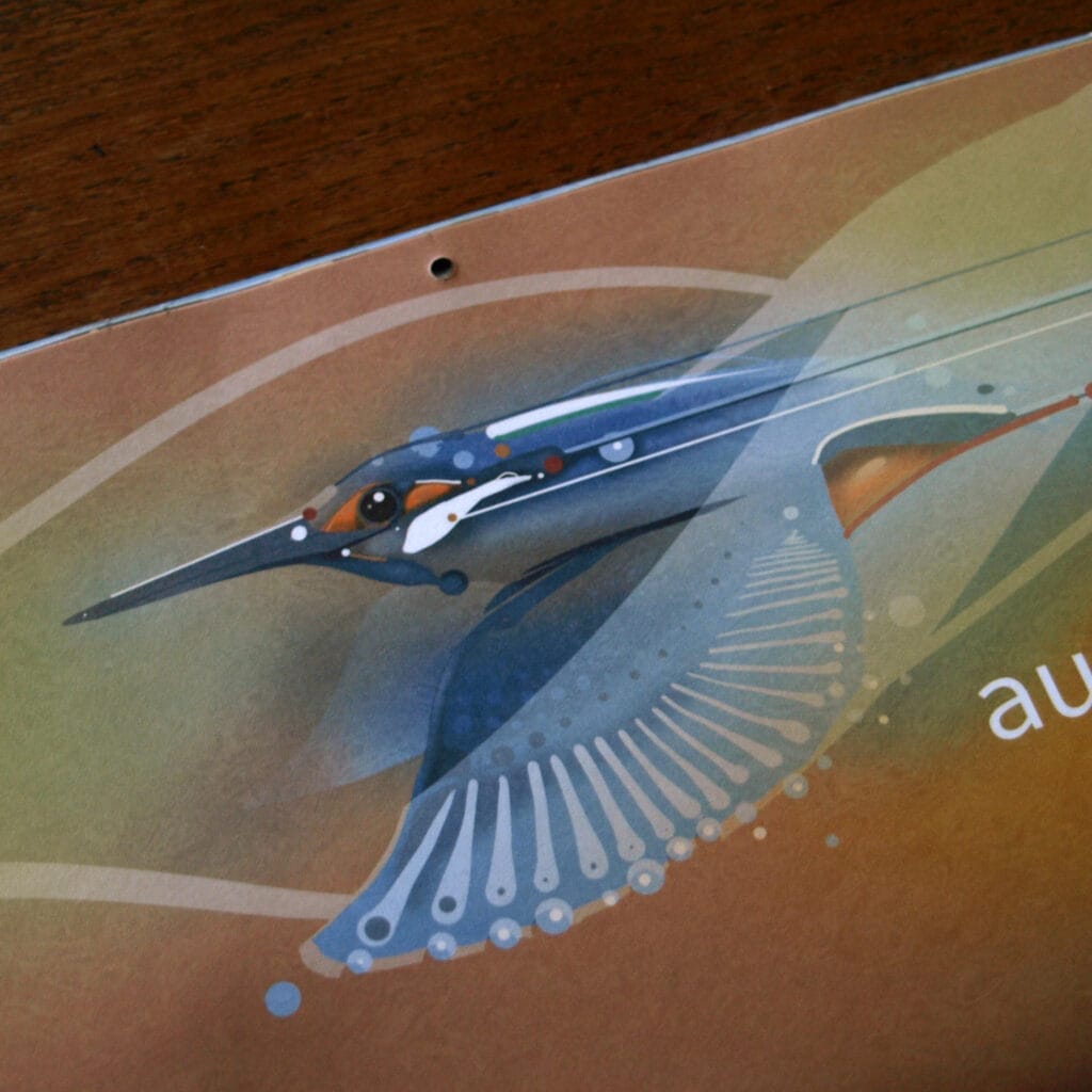 Kingfisher art by Engine Head Studio